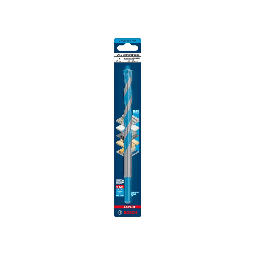 BOSCH-A PUNTA MULTICONSTRUCTION CYL-9 14X150/200 MM (5