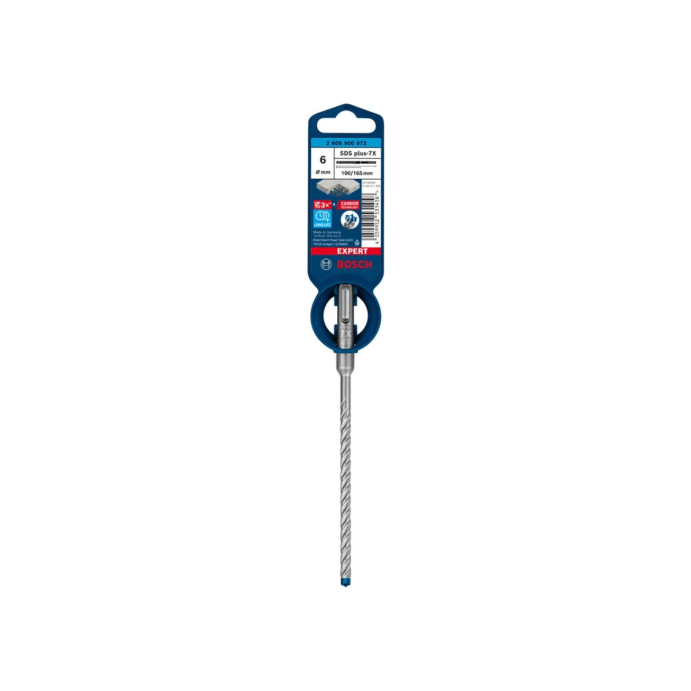 BOSCH-A PUNTA SDS PLUS-7X EXPERT 6X100/165 MM BOSCH-A PUNTA SDS PLUS-7X EXPERT 6X100/165 MM
