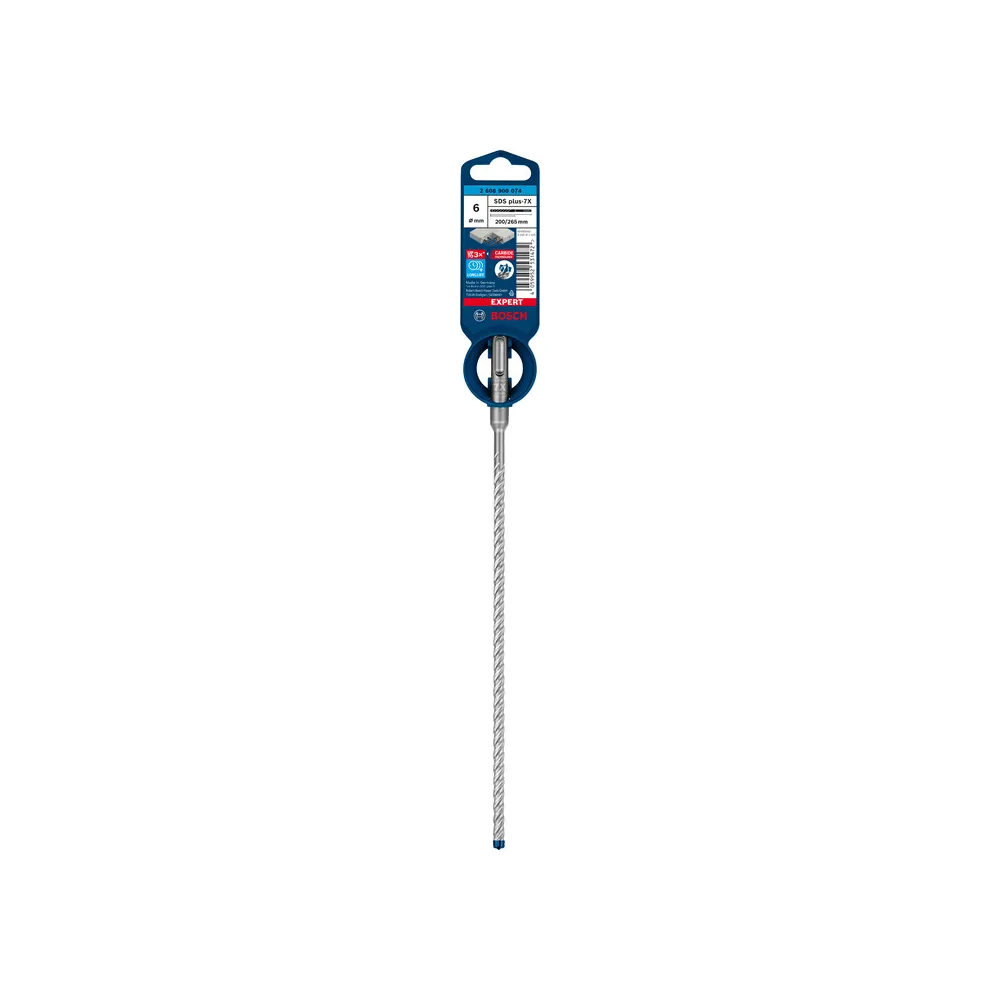 BOSCH-A PUNTA SDS PLUS-7X EXPERT 6X200/265 MM BOSCH-A PUNTA SDS PLUS-7X EXPERT 6X200/265 MM