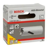 BOSCH-A SEGA A TAZZA BIMETALLICA HSS D  16