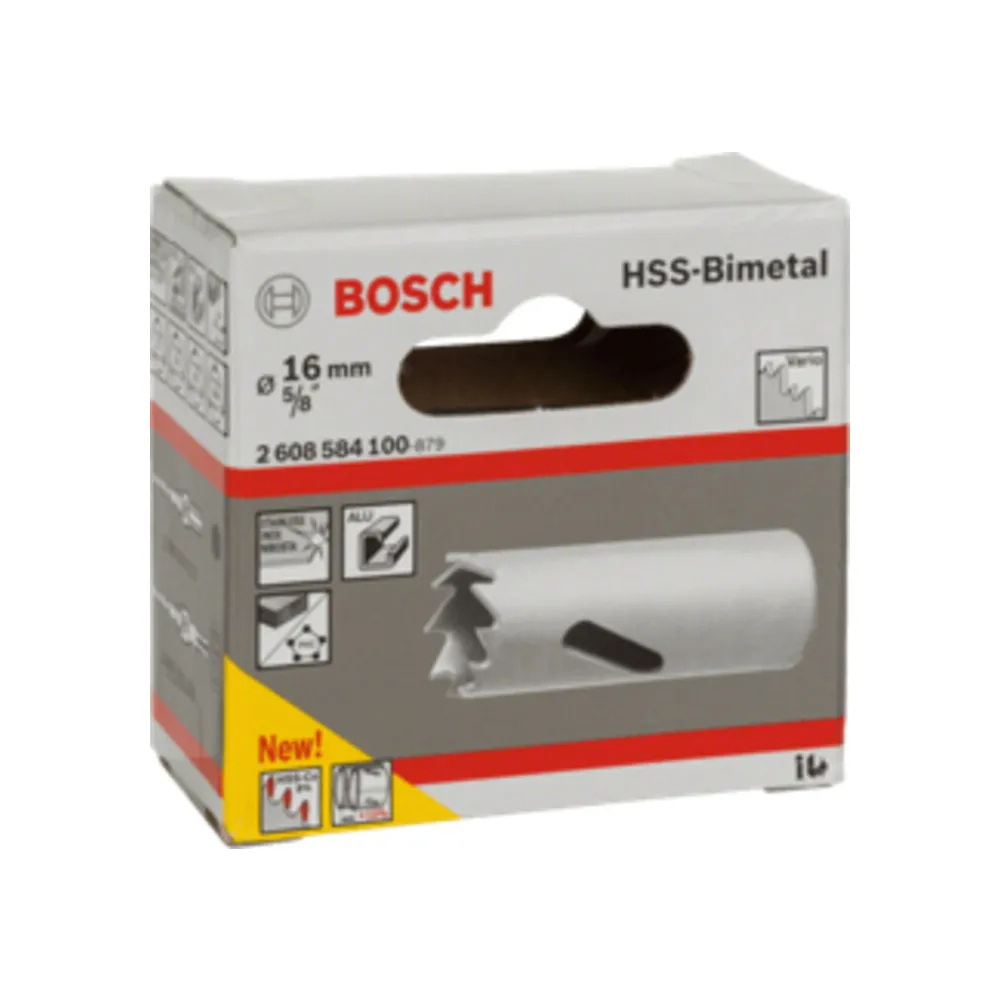 BOSCH-A SEGA A TAZZA BIMETALLICA HSS D 16 BOSCH-A SEGA A TAZZA BIMETALLICA HSS D 16