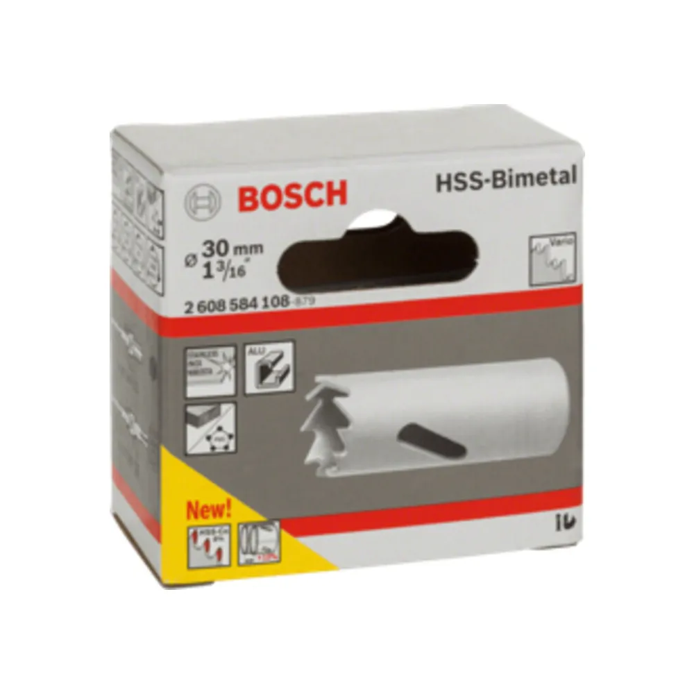 BOSCH-A SEGA A TAZZA BIMETALLICA HSS D  30