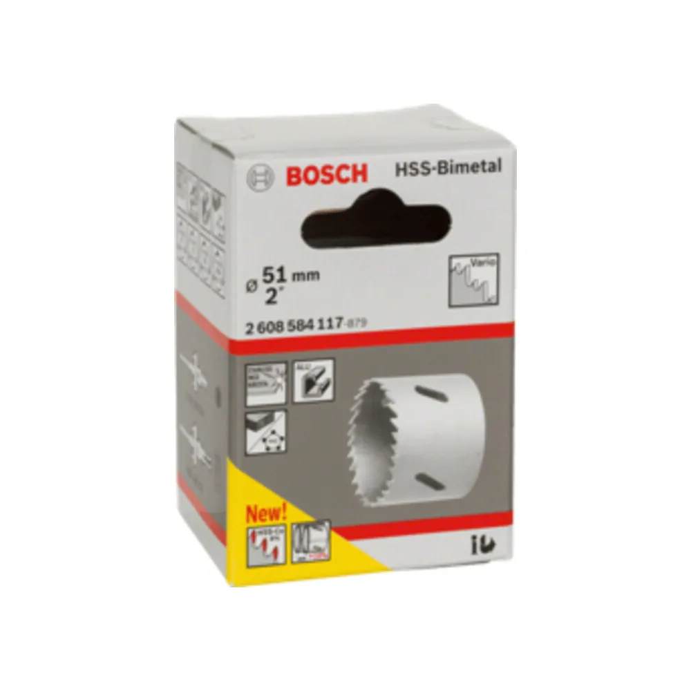 BOSCH-A SEGA A TAZZA BIMETALLICA HSS D  51