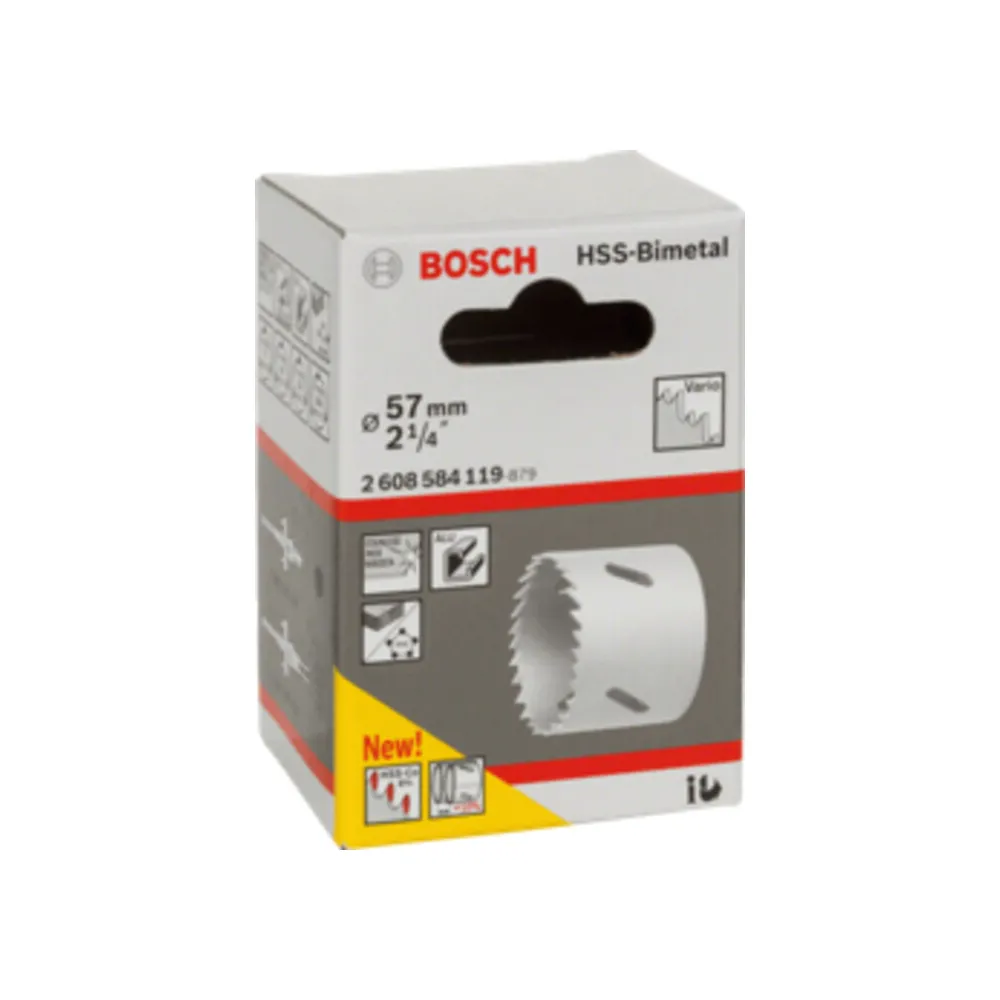 BOSCH-A SEGA A TAZZA BIMETALLICA HSS D  57