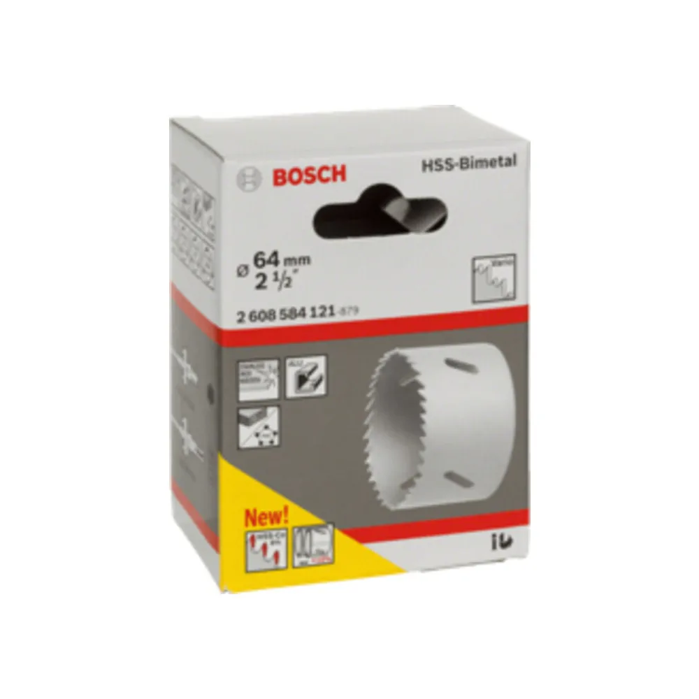 BOSCH-A SEGA A TAZZA BIMETALLICA HSS D  64