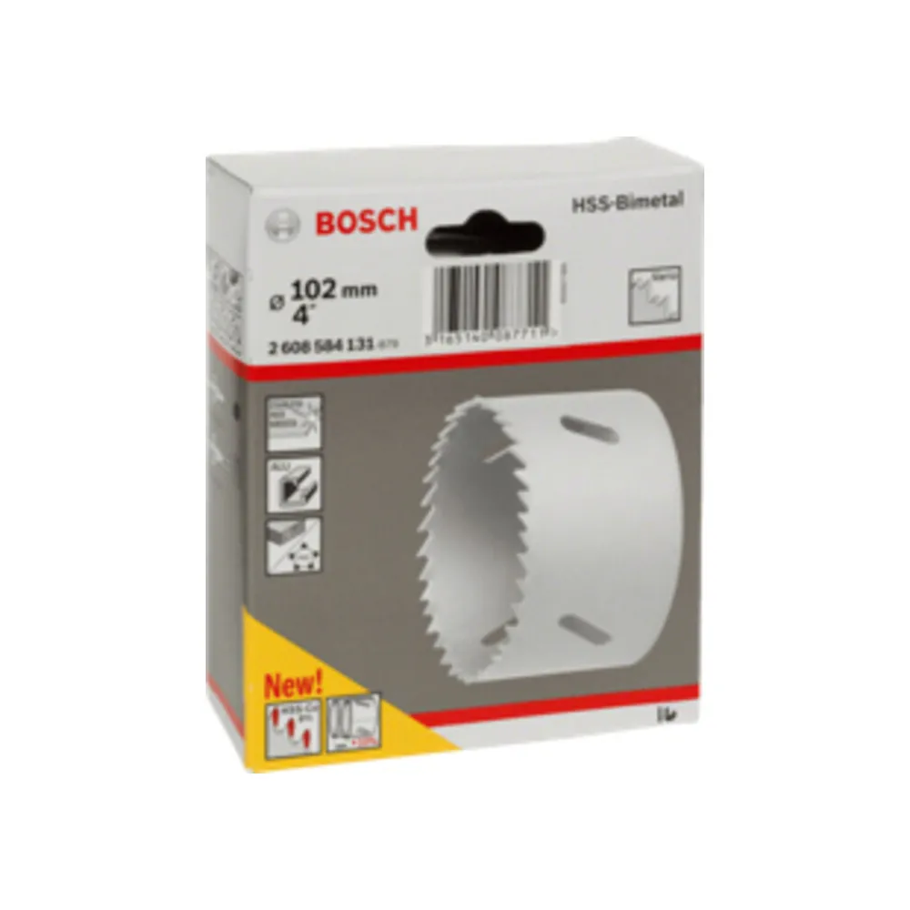 BOSCH-A SEGA A TAZZA BIMETALLICA HSS D 102