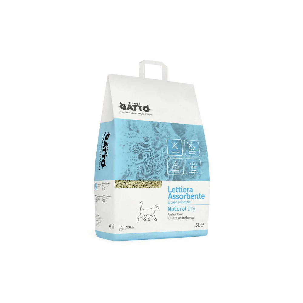 LETTIERA SIGNOR GATTO NATURAL DRY 5 L (4