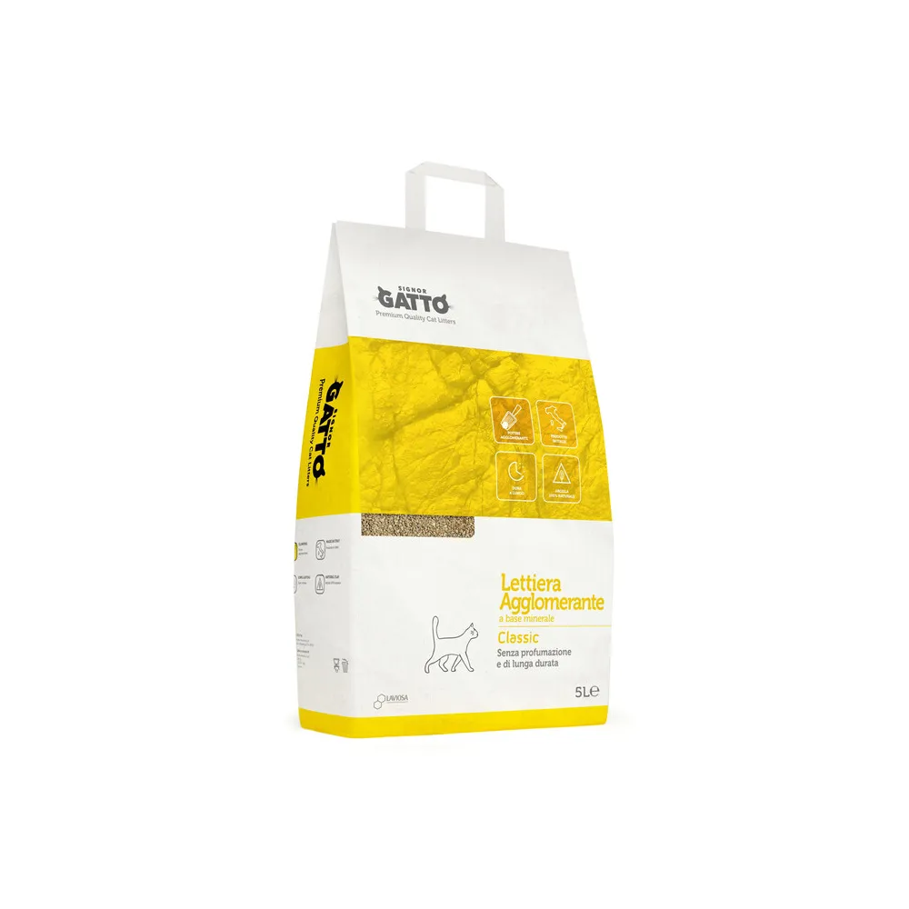 LETTIERA SIGNOR GATTO CLASSIC 5 L (4 LETTIERA SIGNOR GATTO CLASSIC 5 L (4
