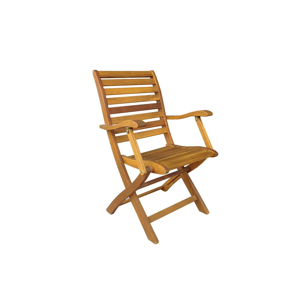 SEDIA LEGNO PIEGHEVOLE C/BRACCIOLI 56X60XH90CM (2 SEDIA LEGNO PIEGHEVOLE C/BRACCIOLI 56X60XH90CM (2