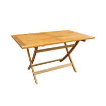 C TAVOLO LEGNO RETTANG PIEGHEVOLE 140X80XH72CM