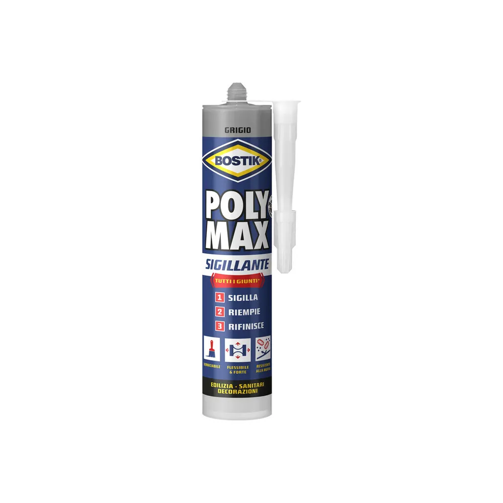 BOSTIK POLYMAX SIGILLANTE 280 ML GRIGIO CARTUC