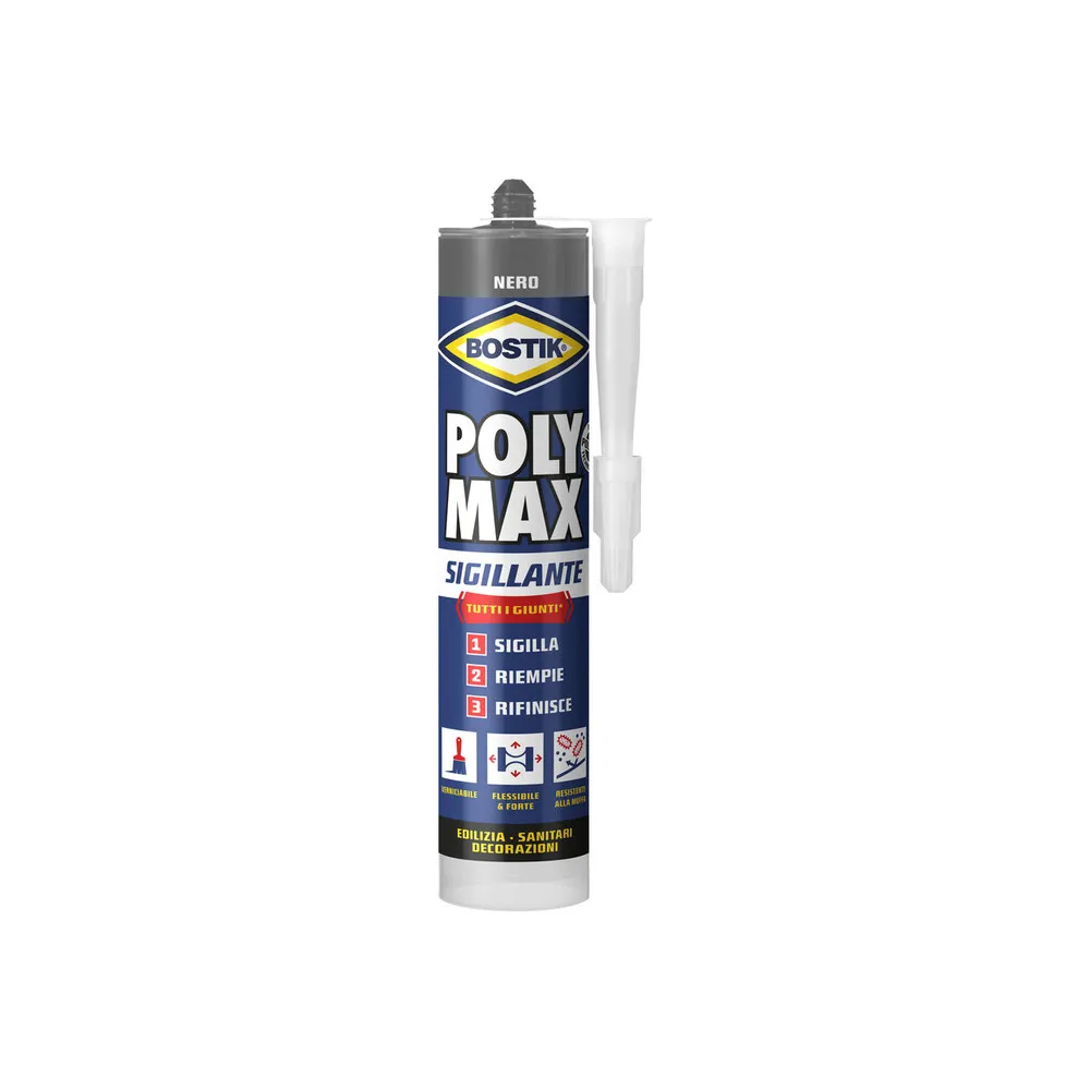 BOSTIK POLYMAX SIGILLANTE 280 ML NERO CARTUCCIA