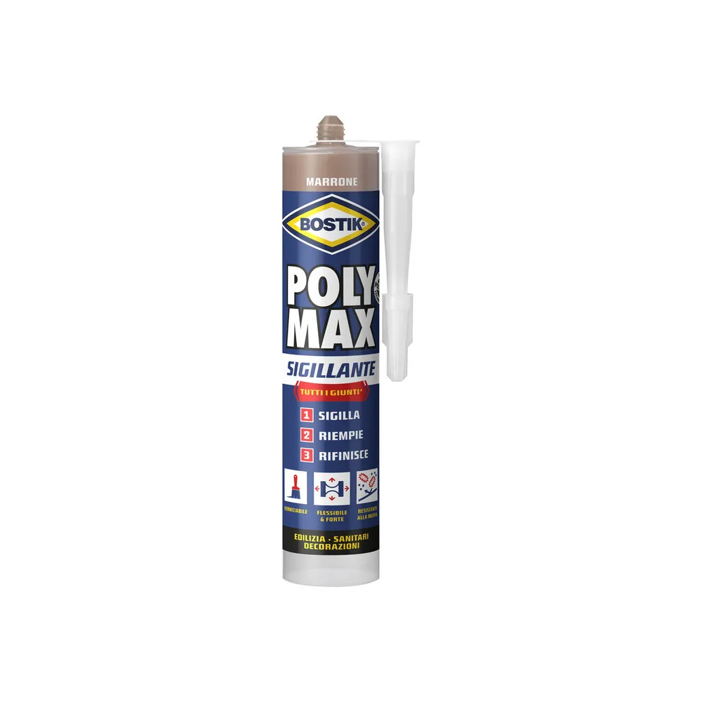 BOSTIK POLYMAX SIGILLANTE 280 ML MARRONE CARTUC
