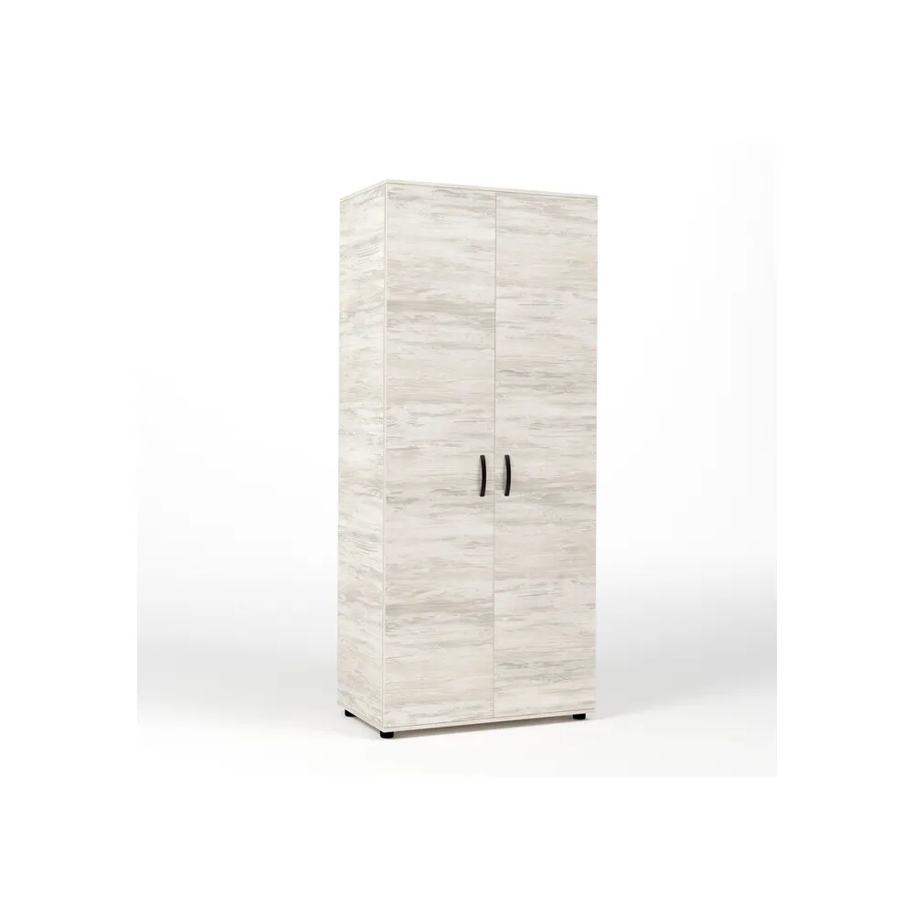 KIT ARMADIO 2 ANTE  80X52X205 CM BIANCO VEN.K083