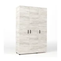 KIT ARMADIO 3 ANTE 120X52X205 CM BIANCO VEN.K083