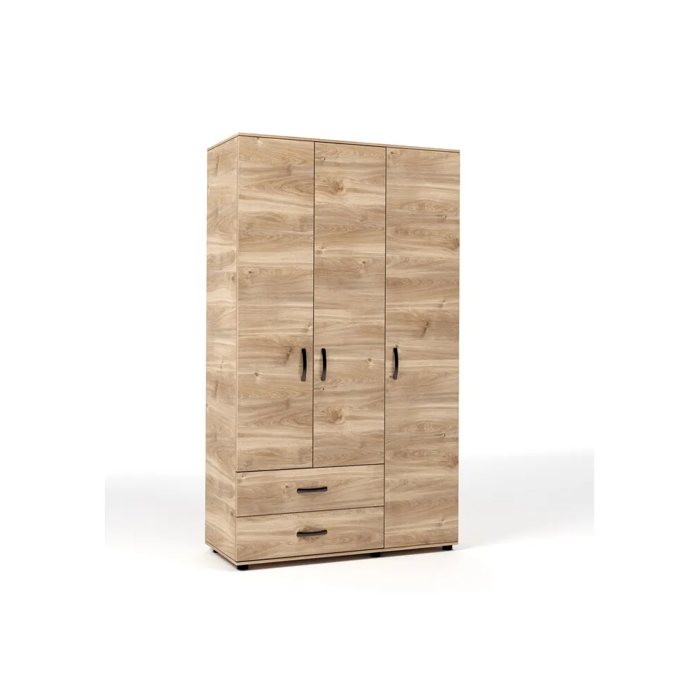 KIT ARMADIO 3 ANTE + 2 CASSETTI 120X52X205 CM ROVERE M. K358 KIT ARMADIO 3 ANTE + 2 CASSETTI 120X52X205 CM ROVERE M. K358