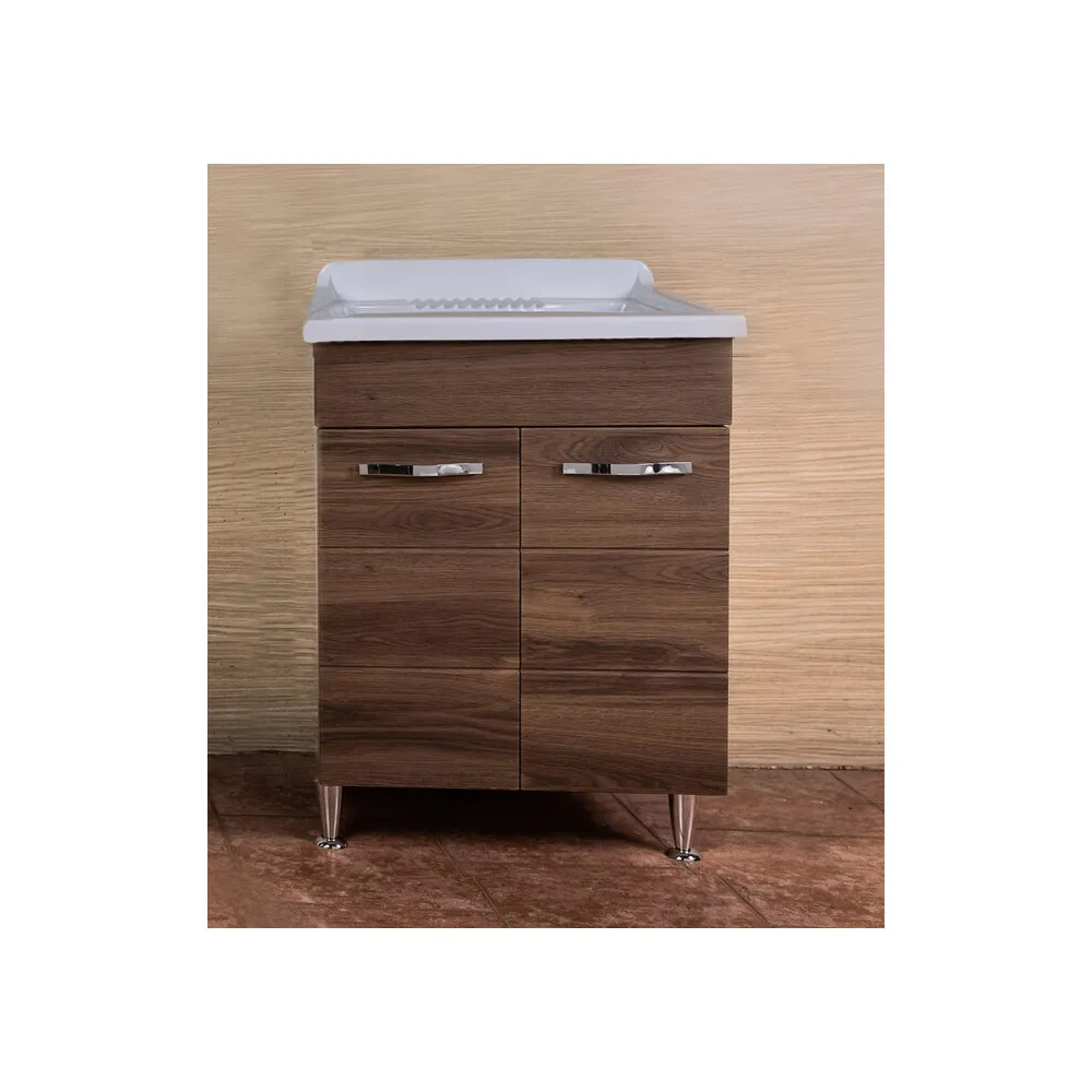 LAVATOIO ANTONELLA 60X50CM C/SIFONE NOCE