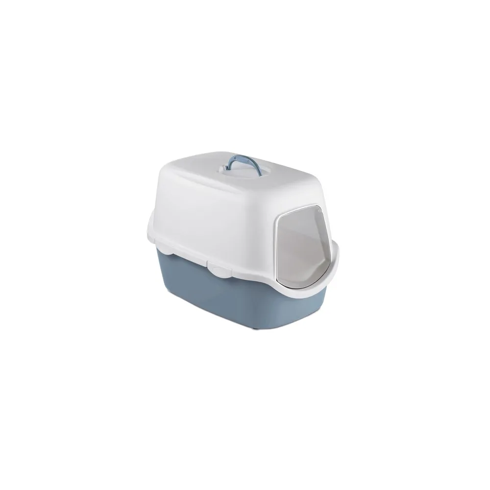 TOILETTE CATHY BLU ACCIAIO/BIANCO