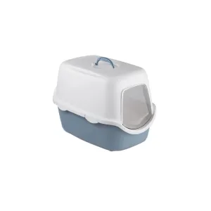 TOILETTE CATHY BLU ACCIAIO/BIANCO