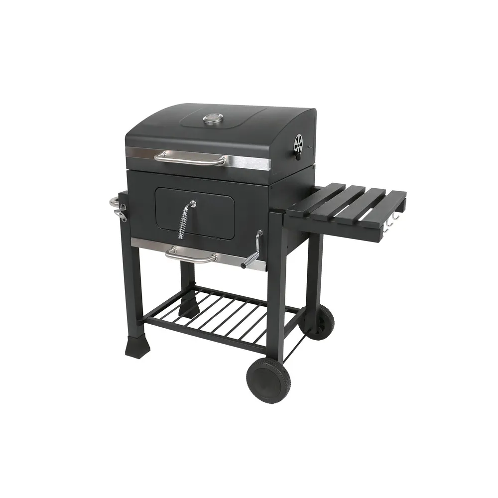BARBECUE A CARBONE C/RUOTE 115X67X108 CM