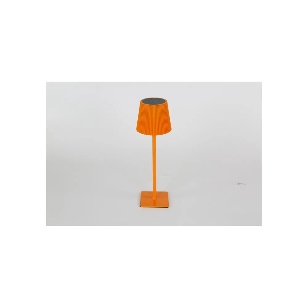 LAMPADA DA TAVOLO LED RICARICABLILE ARANCIO