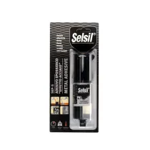 SELSIL ADESIVO EPOSSIDICO SEP-S EFFETTO ACCIAIO 28 G (12