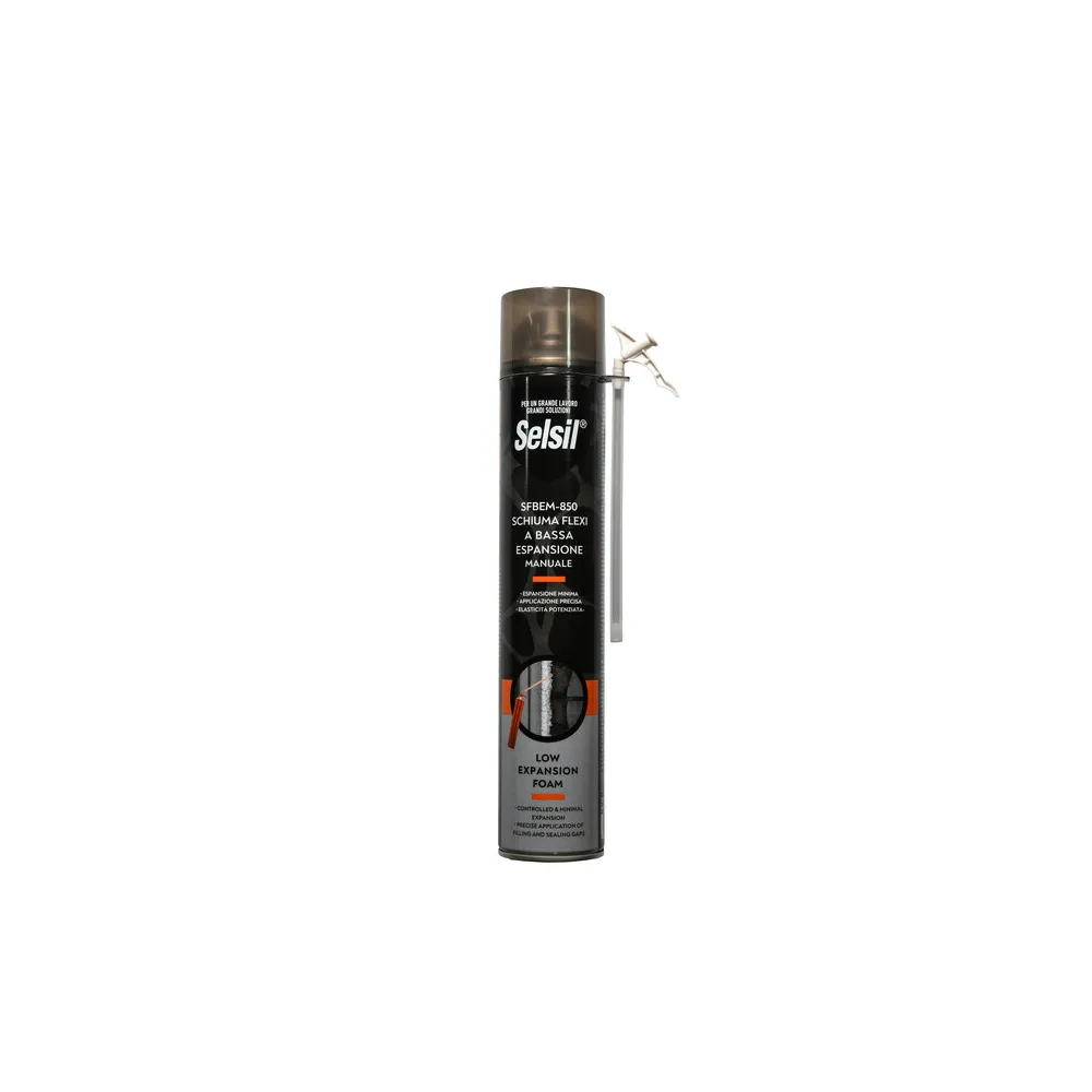 SELSIL SCHIUMA BASSA ESPANSIONE INFISSI MAN 750 ML SELSIL SCHIUMA BASSA ESPANSIONE INFISSI MAN 750 ML