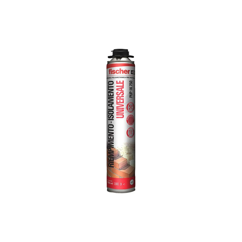 FISCHER SCHIUMA POLIURETANICA UNIV. PIST. 750 ML PUP 1K (12
