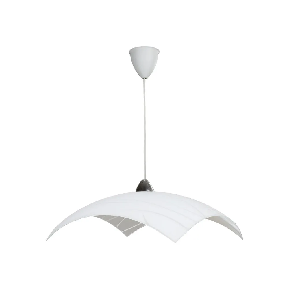 LAMPADA SOSP SIMONE 50X50 1XE27 VETRO LASTRA BIANCO LAMPADA SOSP SIMONE 50X50 1XE27 VETRO LASTRA BIANCO