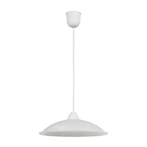 LAMPADA SOSP DUNA 30 1XE27 ALABASTRO BIANCO