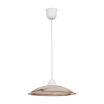 LAMPADA SOSP DUNA 30 1XE27 ALABASTRO TABACCO