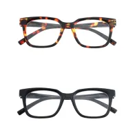 OCCHIALI 2X1  TWIN/10 NERO E TARTARUGA  D. 2