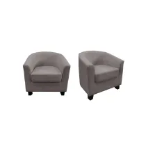 POLTRONA MAJA GRIGIO CHIARO