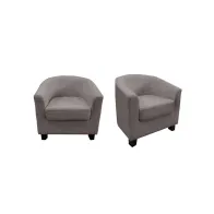 POLTRONA MAJA GRIGIO CHIARO