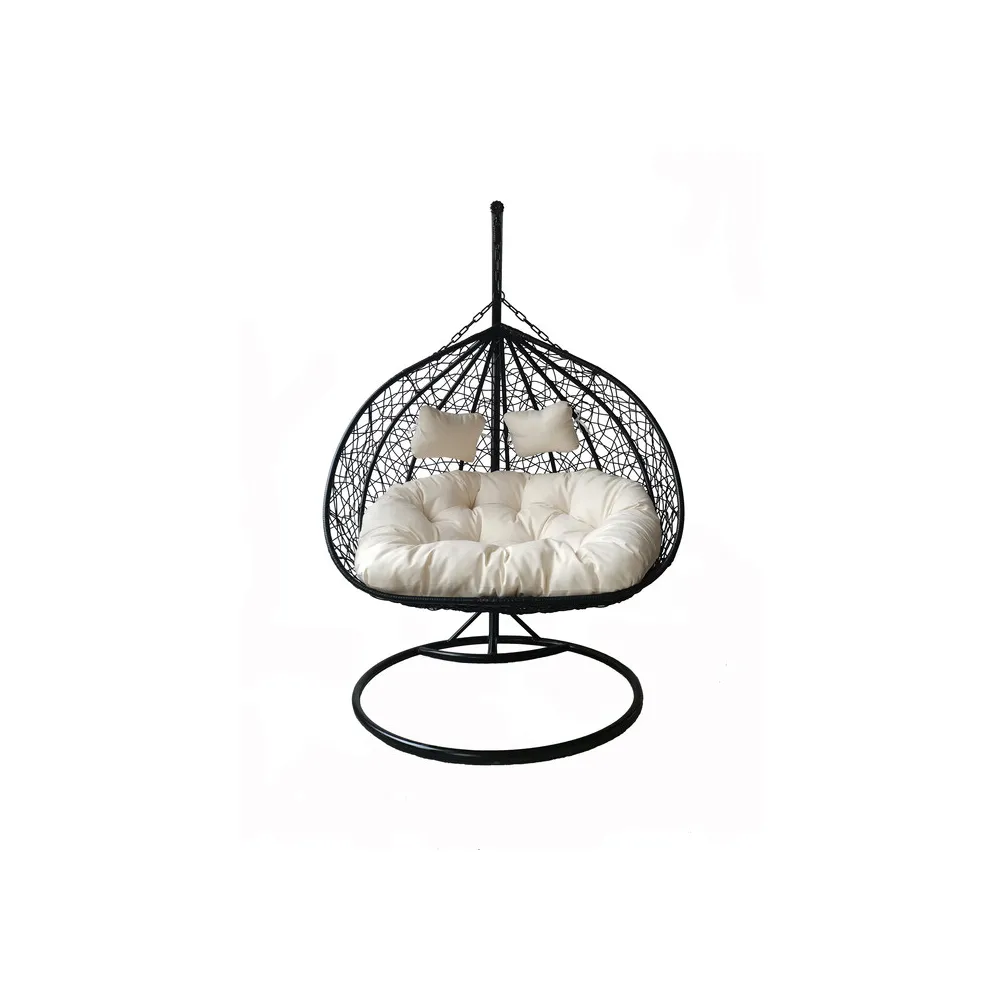 C POLTRONA SOSPESA ACCIAIO E POLYRATTAN 200X120CM NUVOLA C POLTRONA SOSPESA ACCIAIO E POLYRATTAN 200X120CM NUVOLA