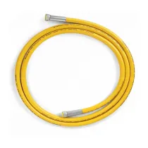 TUBO FLESSIBILE GAS 500 CM F F 1/2 UNI15266 GIALLO