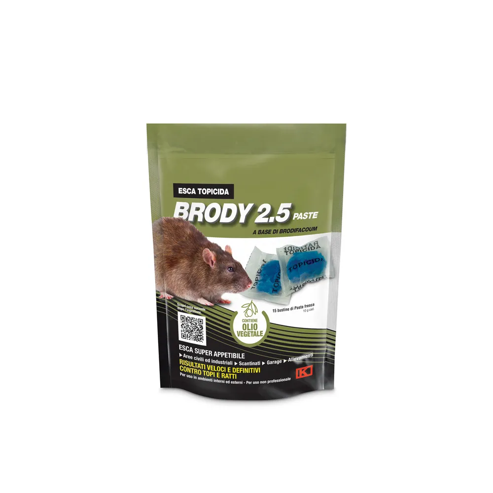 ESCA TOPICIDA FRESCA BRODY 2.5 150 G BLU C/OLIO