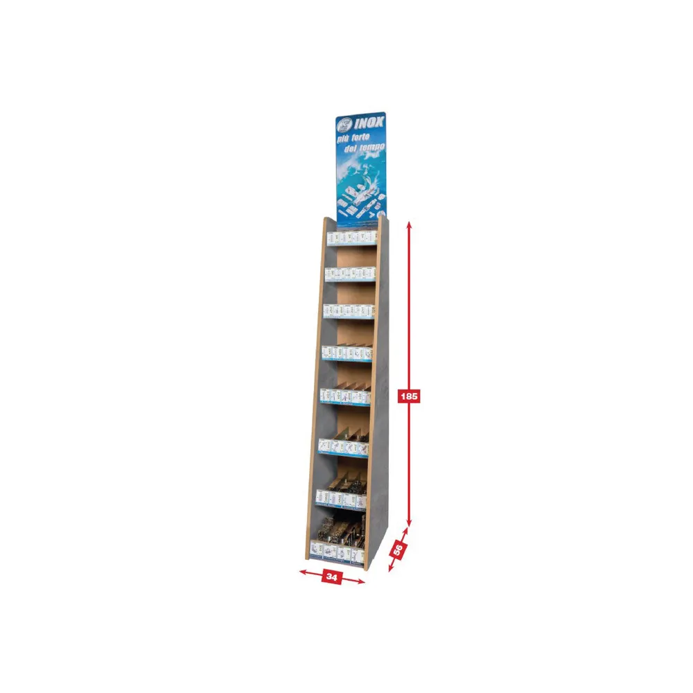 ESPOSITORE ALDEGHI INOX 34 359 PZ ESPOSITORE ALDEGHI INOX 34 359 PZ