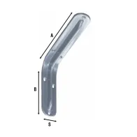 REGGIMENSOLA ACCIAIO 2522 BIANCO 350 MM (10