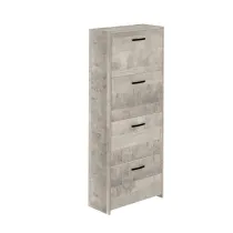 KIT SCARPIERA 4A D/PROF 139X58X25 ROVERE PLAT.K355