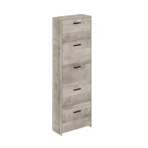 KIT SCARPIERA 5A D/PROF 173X58X25 ROVERE PLAT.K355