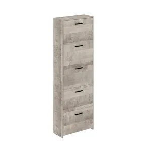 KIT SCARPIERA 5A D/PROF 173X58X25 ROVERE PLAT.K355