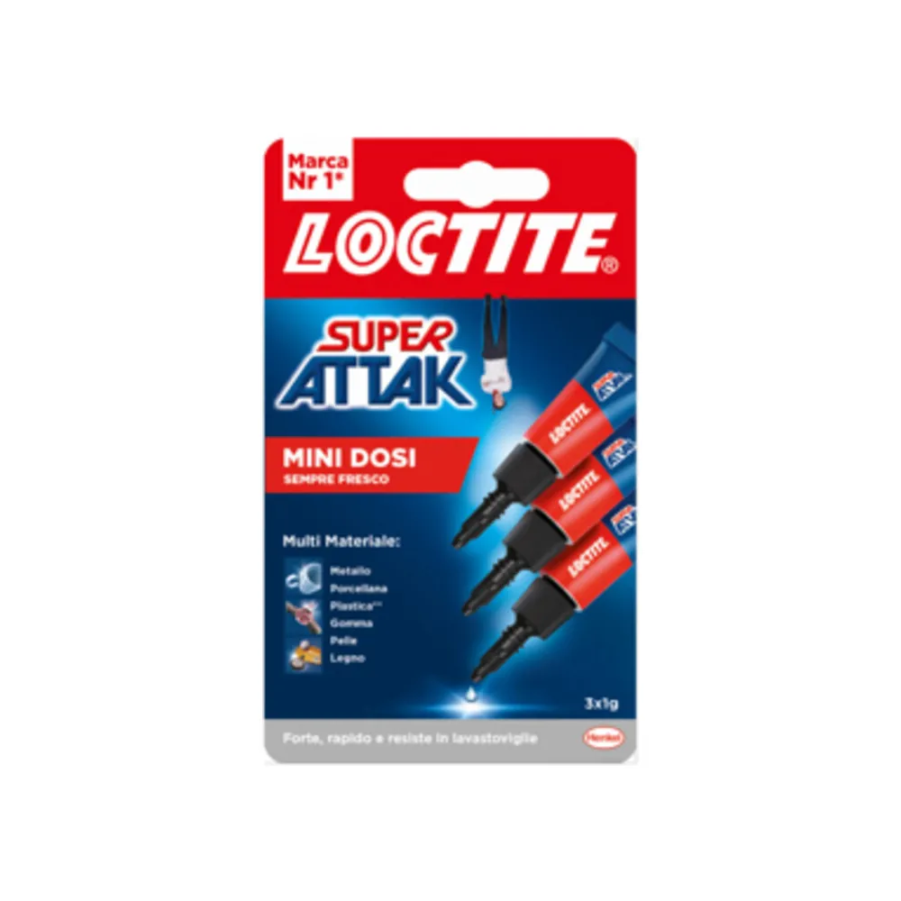 ADESIVO SUPER ATTAK MINITRIO LIQUIDO 3X1 G (24 ADESIVO SUPER ATTAK MINITRIO LIQUIDO 3X1 G (24