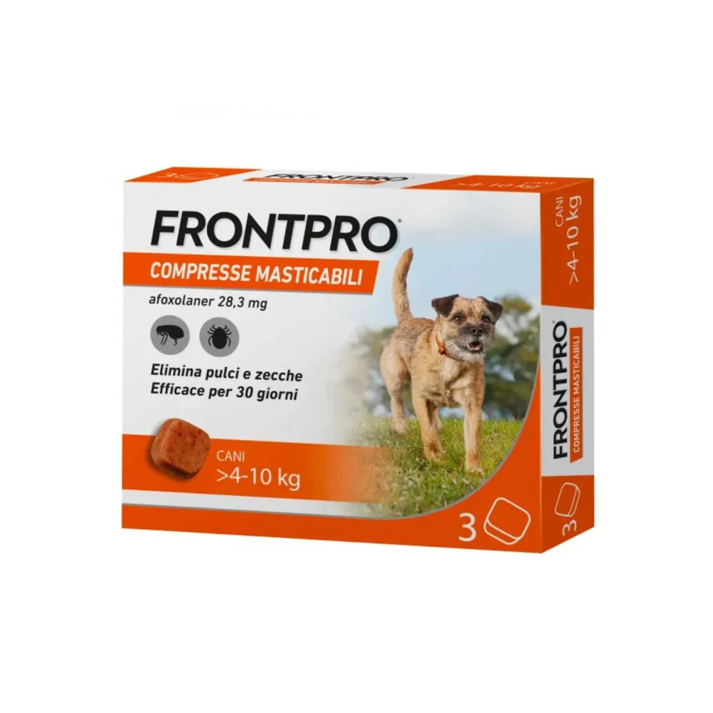 FRONTPRO COMPRESSA MASTICABILE CANI 4 -10 KG 3 PZ