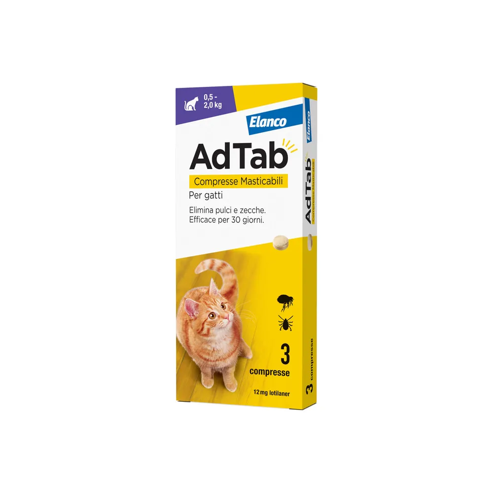 ADTAB COMPRESSE MASTICABILI P/GATTI 0