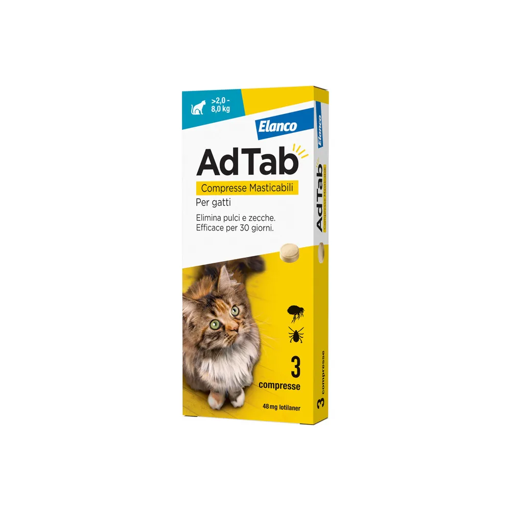 ADTAB COMPRESSE MASTICABILI P/GATTI 2