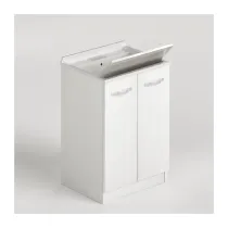 LAUNDRY LAVATOIO 2A 61X50X86 CM BIANCO FRASSINO