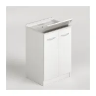 LAUNDRY LAVATOIO 2A 61X50X86 CM BIANCO FRASSINO