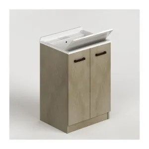 LAUNDRY LAVATOIO 2A 61X50X86 CM ARGILLA