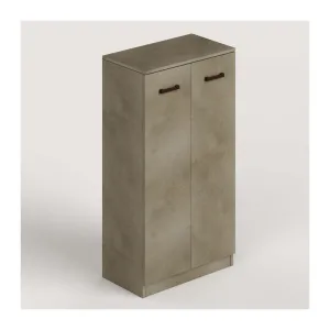 LAUNDRY MOBILE 2A+RIPIANI 71X38X130 CM ARGILLA